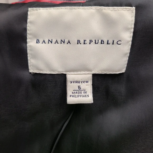 Banana Republic Blazer Size 6 Navy Blue - Picture 8 of 8
